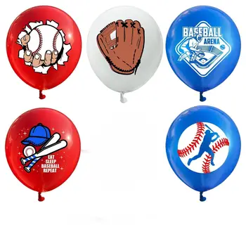 10 бр. спортен бейзболен тематичен латексный балон балон за детски рожден ден бейзболен декоративен балон на едро