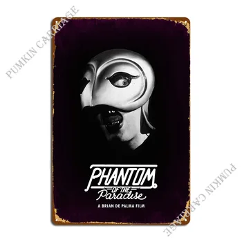 Метални табели Phantom Of The Paradise, плакат за клуба, Домашна картина, Индивидуален дизайн, Лидице табела, плакат