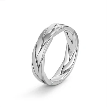 Реколта пръстени от сребро 925 проба за жени, корейски стил, Размер САЩ 5-12 #, пръстен на пръста си, бижутериен подарък за парти, пътуване