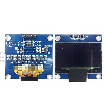 1,3-инчов OLED-модул 128X64 Экранный дисплей Бяло/синьо 4Pin IIC 7Pin SPI 1,3-инчов LCD дисплей Режим на Дисплея CH1116 на Водача