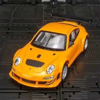 1:32 Porsche 911 GT3 RSR High Simulation Монолитен Под Натиска на Модел на превозното средство От Метална Сплав, Звук, Светлина, Откидывающаяся Колекция от Играчки, Подаръци