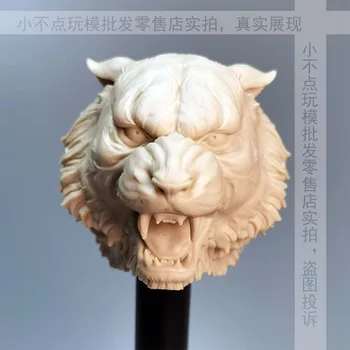 1/6 Мащабна модел Animal King с небоядисани главата на тигър, модел маски, аксесоари за направи си САМ