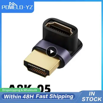 1 бр. HDMI-съвместим кабел конектор 2.1 с наклон под ъгъл от 270 градуса и 90 градуса, 2 бр. инвертори 