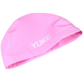 1 бр. еластични шапки за еднократна употреба за плуване унисекс, непромокаеми шапки за еднократна употреба, за защита на уши за възрастни (розови)
