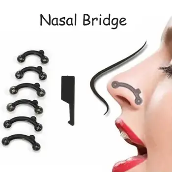 1 Комплект Мека Безопасно Устройства За Стягане на Носа може да се Регулира Переносица Высокоэластичный Инструмент За Стягане на Носа Ефективен Шейпър Носа-за Възрастни