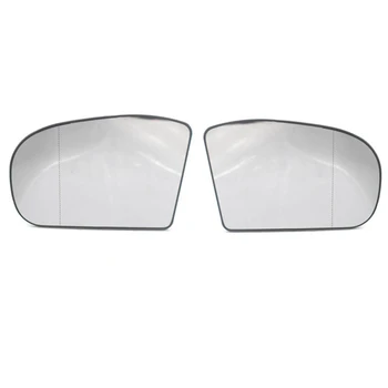1 Чифт Десни и Леви Огледала за обратно виждане Смяна на Стъкло Лен за Mercedes Benz W203 W211 2038100121 2038101021
