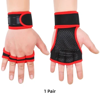 1 Чифт Ръкавици за защита на ръцете, китките и дланите на Ръкавици за тренировки по вдигане на тежести, мъжки И дамски Ръкавици за фитнес, колоездене, гимнастика, спортни ръкавици