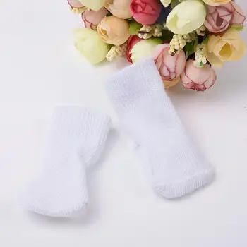 1 чифт хубави памучни чорапи до щиколоток за 18-инчови деца, Бели нескользящие детски чорапи до щиколоток, Аксесоари N0h2