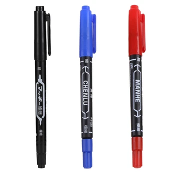 10X маркер химикалки са на маслена основа с двоен фитил за художествената живопис, фотоалбум, scrapbooking