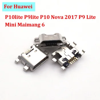 10шт Конектор за Зарядно Устройство Micro Usb Порт за Зареждане Конектор за Док-станция За Huawei P10lite P9lite P10 Nova 2017 P9 Lite Mini Maimang 6