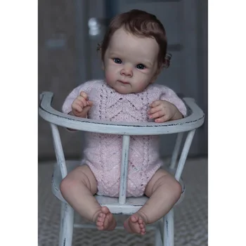 18-инчов кукла Reborn Baby Bettie Sweet Baby Реалистично, мека на допир тяло, приятна на допир и Многопластова 3D-кожа с видими венами