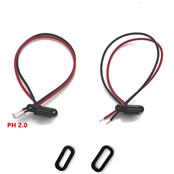 1бр IPX8 Водоустойчив USB конектора Type-C 2Pin Приварка до проводному конектора PH2.0, Резиновому пръстена, Высокоточному порт за бързо зареждане