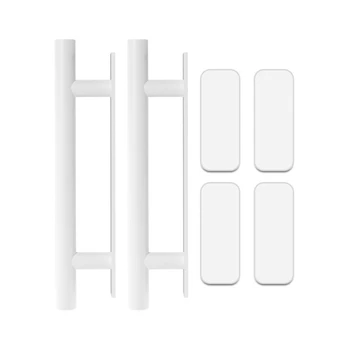2 бр. Самозалепващи дръжка за чекмеджета Пластмасови мебелни дръжки за прозорци помещения с Плъзгащи врати