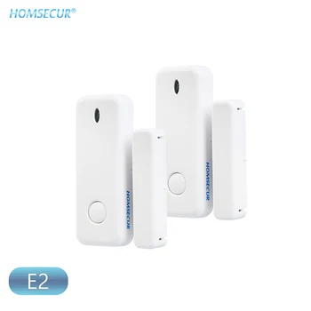 (2 елемента/4шт по избор) 433 Mhz Безжични сензори за врата/прозорец E2 за системи за аларма HOMSECUR 2G/3G/4G