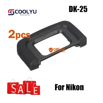 2 елемента DK-25 Гума Наглазник Окуляр Визьор За Nikon D3300 D3200 D3100 D3000 D5500 D5300 D5200 D5100 D5000 Достъп До Slr Камера
