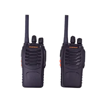 2 комплекта BAOFENG 88E PMR446 UHF Радио 16 канала Зарядно устройство Micro USB Без лиценз Преносима радиостанция HAM Безжична връзка