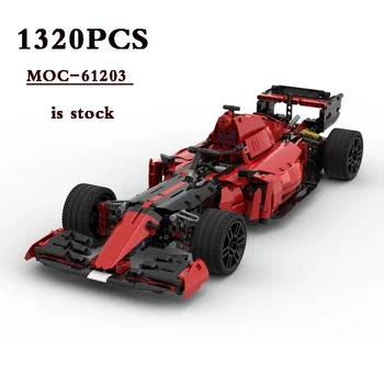2021 F1 градивните елементи на MOC-61203 Формула 1 42125 B Модел Суперавтомобил В Събирането на Строителни Блокове 1320ШТ Детски Коледен Подарък