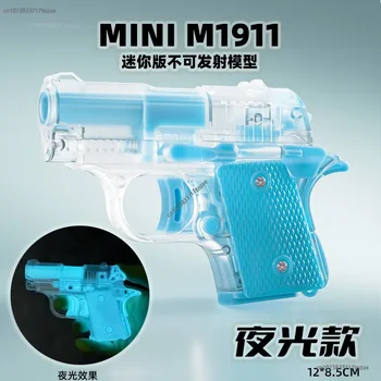 2024 Светещи В Тъмното Мини Пистолет 1911 Мини-Модел за 3D печат, Играчка Пистолет с Автоматично Перезарядкой, Светещ Играчка За Момчета И Момичета, Деца