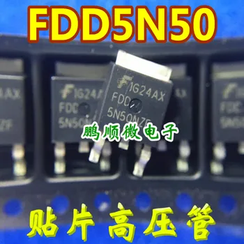 20pcs оригинален нов FDD5N50 5N50NZZF 5N50F 5N50NZ CS830 Тръба за високо налягане 500V TO-252