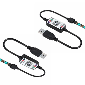 2X Безжична Bluetooth Led Димер с Дистанционно Управление DC5-24V Управление на Интернет Приложения С Телефона За Таймер RGB Light Switch Strip