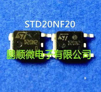 30шт оригинален нов STD20N20 D20N20 200V/18A TO252 тестван и изпратен