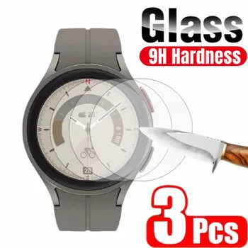 3шт Закалено Стъкло за Samsung Galaxy Watch 5 pro 45 мм watch5 40 мм 44 мм Протектор на екрана на galaxy watch5 5pro 45 мм