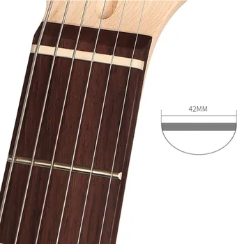 42 мм Електрическа Костен орех Beef bone Електрическа китара за подмяна на части Fender Strat Tele Nut Високо Качество