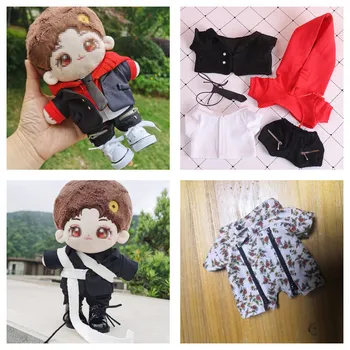 5 различни модели на 20-сантиметровой плюшени кукольной дрехи за Хонг конг-Рефлексен комбинация Anson Lo 20-сантиметрови аксесоари за плюшени кукли
