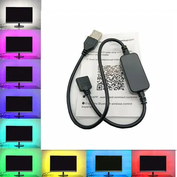 5V-24V Мини Bluetooth Безжична димер 3-канален мини умен RGB led контролер за RGB led лента