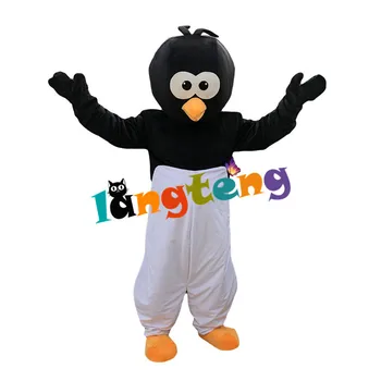 811 Черно-бялата Врана на Карнавалните костюми на птици-талисман за възрастни Cosplay Карикатура