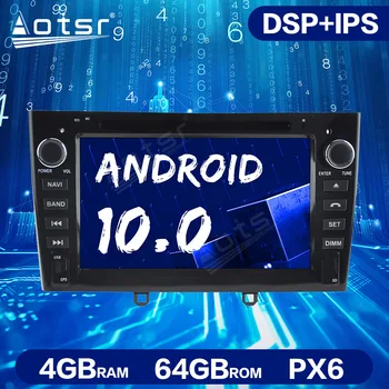 Android 10,0 4 + GB 64 GB Авто Аудио GPS Навигация За Peugeot 408 2007-2010 Автомобилен Мултимедиен Авто Стерео Главното Устройство Магнитола ISP