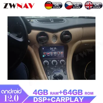 Android 11,0 6 + 128 GB Автомобилен Радиоприемник За Maserati 3200GT 4200GT Carplay Мултимедийни Приемници Плейър GPS Navi Auto Стерео Главното Устройство DSP