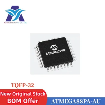 ATMEGA88PA-AU Маркиране на ATMEGA88PA-ОСТРО: MEGA88PAU MEGA88PA-U AVR 20 Mhz 1,8 v ~ 5,5 8 KB FLASH-памет 1 KB MCU 8-битов и 32-пинов тава TQFP TR