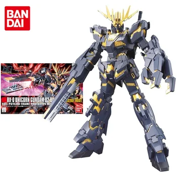 Bandai Gundam Model Kit Аниме Фигурка HG 1/144 RX-0 Unicirn 02 Banshee Destroy Истински Gunpla Фигурки, Играчки за Деца