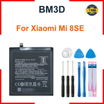 BM3D Батерия с капацитет 3020 ма за Xiaomi Mi 8 SE Mi8 SE Mi8SE BM3D Висококачествени сменяеми батерии за телефони