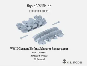 ET Модел P35-009 1/35 Немски резервоар Elefant Schwerer Panzerjaeger времето на Втората световна война С Добри гъсеница