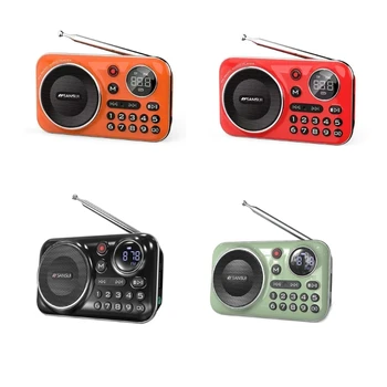 F21 Bluetooth-съвместими високоговорители, Джобно FM радио, Walkman BLE5.0 за възрастните хора E1YA