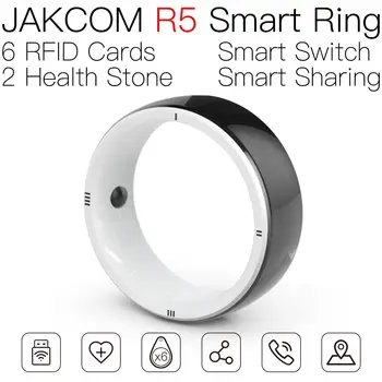 JAKCOM R5 Smart Ring Super value като мини-тагове на 125 Hz rfid ceramica vip kit gsm 125 khz с възможност за запис на 100шт черни кръгови тагове 100 бр.