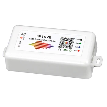 Led контролер SP107E Bluetooth Smart APP WS2811/2812B led музикален контролер с потъмняване ивица светлина