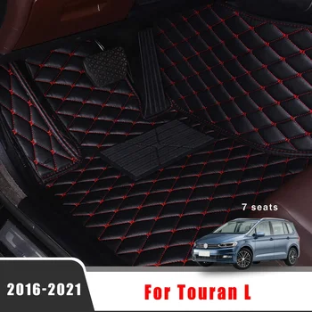 LHD За Volkswagen VW Touran L 2020 2021 2019 2017 2018 2016 (7-Местен) Автомобилни Постелки Аксесоари Потребителски Седалките Детайли на Интериора