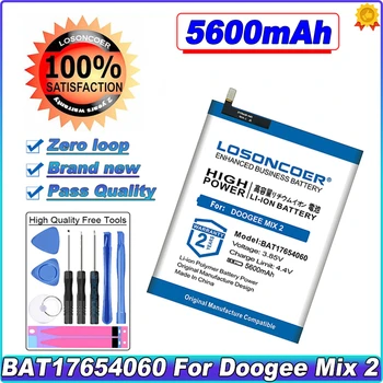 LOSONCOER BAT17654060 Батерии с капацитет от 5600 mah за батерията на телефона Doogee Mix 2 голям капацитет ~ В наличност