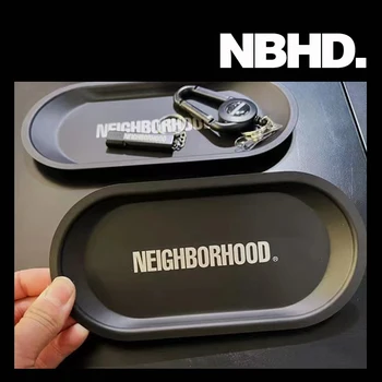NBHD light луксозна плоча от неръждаема стомана за съхранение на бижута в хола на дома, черна матирана метална плоча по поръчка
