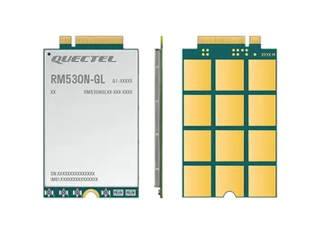 Quectel RM530N-GL Ин Модул глобален обхват 5G, модул 5G Sub-6G и mmWave, форм-фактор на M. 2 Със спецификациите на 3GPP версия 5G 16