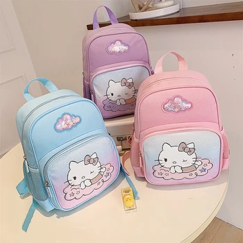 Sanrio Училище чанта Hello Kitty, молив случай, ортопед раница с голям капацитет за децата, чанта за начално училище, чанта за книги, Mochila Infantil, подарък