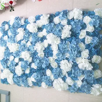 SPR Безплатна доставка Изкуствена коприна стена от цветя, рози сватбена пътека за тревата/стълба, водеща пътека за украса на пазара, настолна пътека