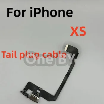 USB порт за зареждане на MaxCharger за iPhone XS, мек кабел с микрофон и аудиоразъемом за слушалки, 1 диск