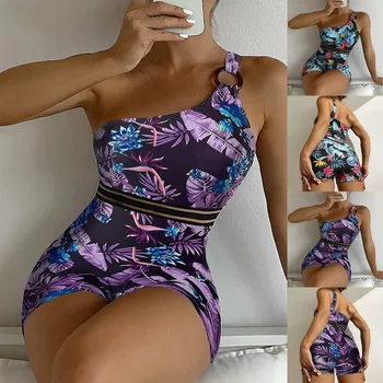 Women ' S Bathing Костюми Хапче За Отслабване Атлетик One-Piece Bikini Xxl Plus Size Секси High Waist Bikini Sets Бански Женски Слитный