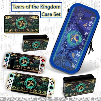 ZD Tears Of The Kingdom TOTK Чанта За Носене Мека Твърд Защитен Игри Калъф TPU Soft Shell за NS Nintendo Switch OLED Аксесоари