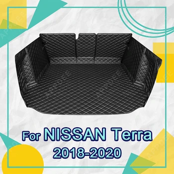 Автоматично Подложка за багажника с пълно покритие за Nissan TERRA 2018-2020 19 Тампон за багажник на кола, Аксесоари за защита на купето на товарен подложка
