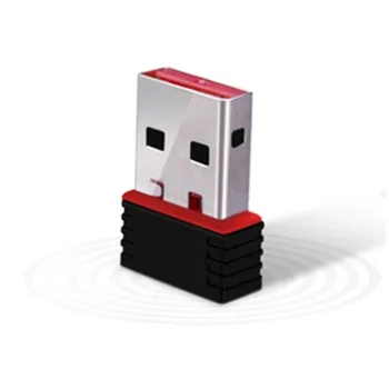 Адаптер Mini USB Wifi 150 Mbit/s, антена 802.11 n, безжичен приемник USB, ключ, мрежова карта, външен Wi-Fi интернет, за настолен лаптоп